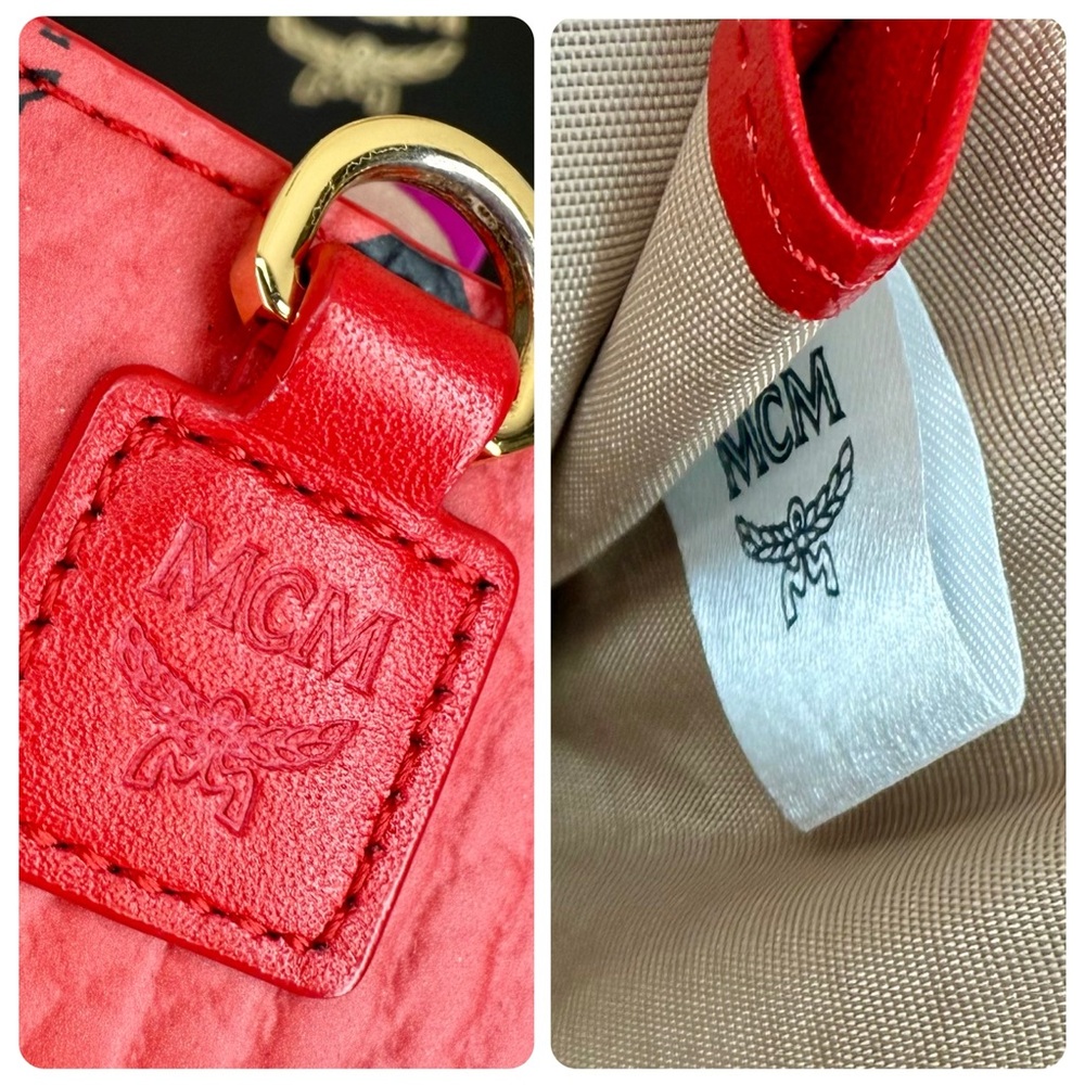 NEW! Unisex MCM Viva Red Visetos Year Of The Mouse Lanyard Card Holder - Picture 17 of 17